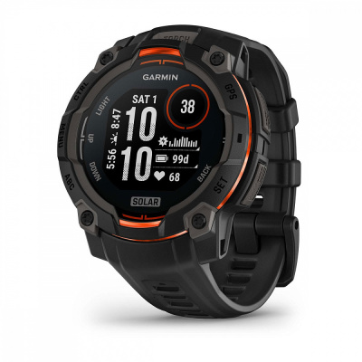 Garmin Instinct 3 - 45 мм SOLAR | Black with black band