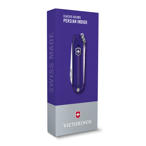 Нож-брелок Victorinox Classic SD Colors, 58 мм, 7 функций, "Persian Indigo" 0.6223.T29G от прозводителя Victorinox