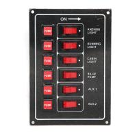 Панель переключателей 6шт вертикальная черная C91316 от прозводителя Easterner