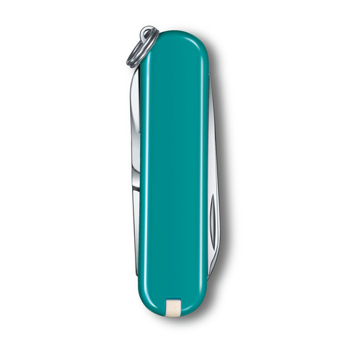 Нож-брелок Victorinox Classic SD Colors, 58 мм, 7 функций, "Mountain Lake" 0.6223.23G от прозводителя Victorinox
