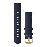 Garmin Ремешок сменный Quick Release 18 мм (кожаный) темно-синий с золотистой застежкой 010-12932-08 от прозводителя Garmin