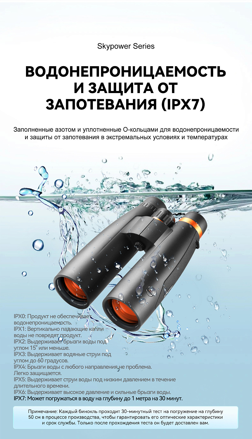Бинокль Eyeskey SkyPower Flat-Field ED-15x56