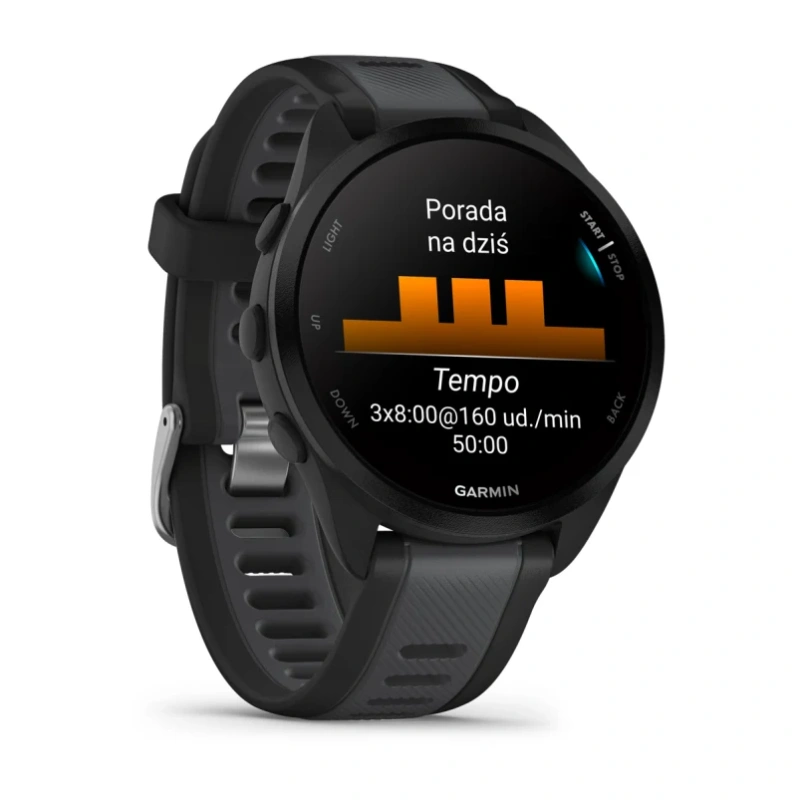 Garmin Forerunner 165 - Music | Black/Slate grey