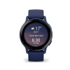 Garmin Vivoactive 5 | Metallic navy Aluminium bezel with navy case and silicone band