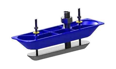 SIMRAD StructureScan 3D Transducer Stainless Steel Thru-Hull Single 000-13559-001 от прозводителя SIMRAD