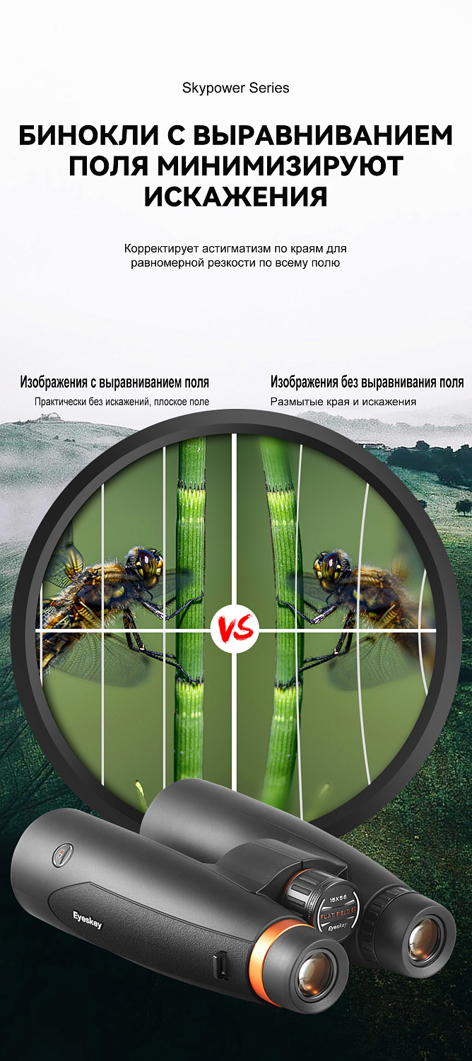 Бинокль Eyeskey SkyPower Flat-Field ED-15x56