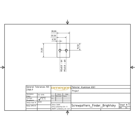 Бинокулярный телескоп Omegon Brightsky 30x100 90° 61493 от прозводителя 