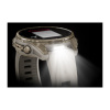 Garmin Fenix 8 - 43 мм AMOLED | Sapphire | Soft Gold with Fog grey/dark sandstone silicone band