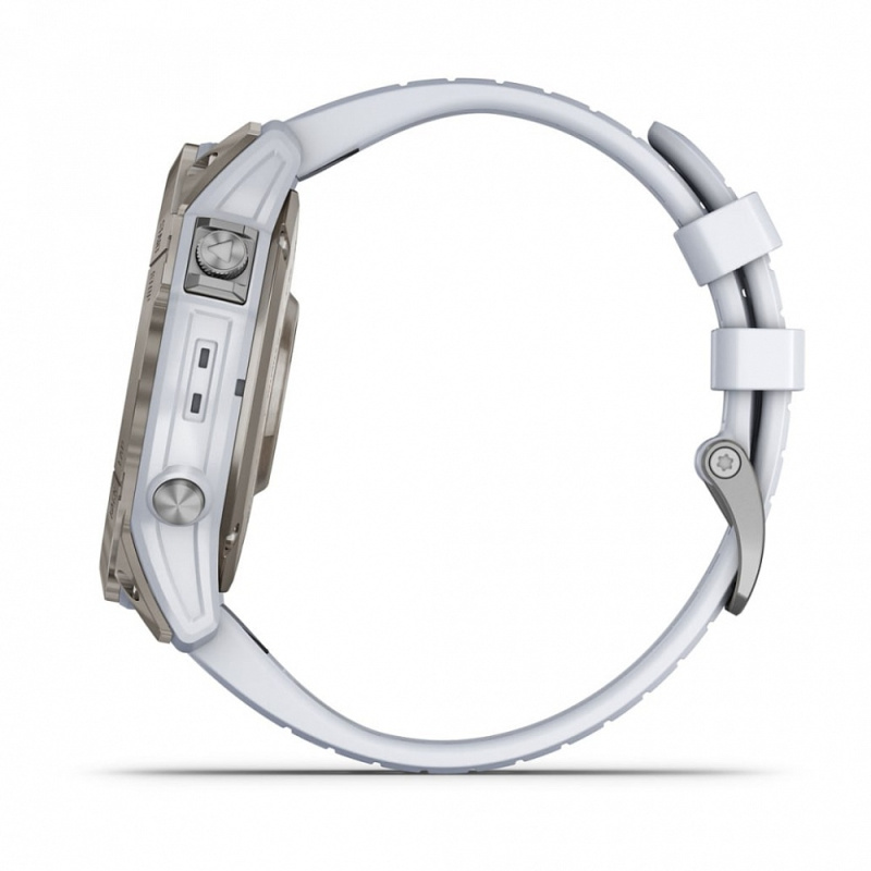 Garmin Epix Pro (Gen 2) - 51 мм SAPPHIRE | Titanium with Whitestone Band