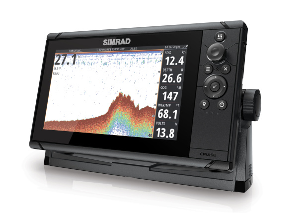 SIMRAD Cruise 9 с датчиком 83/200 kHz на транец 000-15000-001 от прозводителя SIMRAD