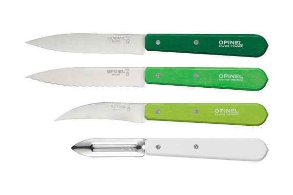 Набор ножей Opinel Les Essentiels Primavera, нержавеющая сталь, (4 шт./уп.), 001709 001709 от прозводителя Opinel